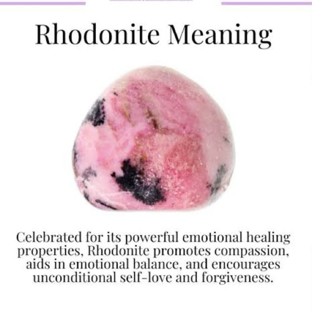 African Pink Rhodonite bracelet 💕 - Picture 5 of 5